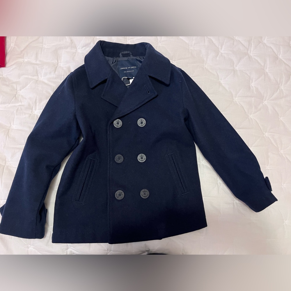 Janie and Jack Midnight Blue Coat